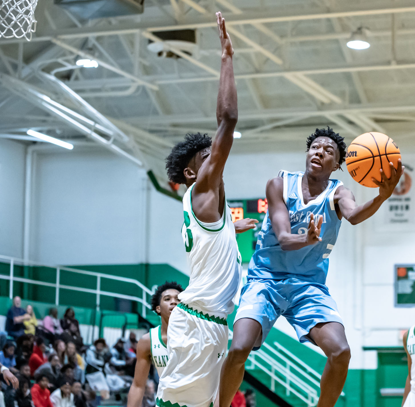 their home basketball game against West Rowan